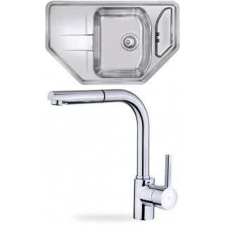 Set Teka 95 (dřez Stena 45 E Eco + baterie IN 938 Chrom)