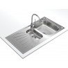 Kuchyňský dřez Teka Starbright 60 E-XN 1 1/2B 1D X Nerez Kuchyňský dřez Teka Starbright 60 E-XN 1 1/2B 1D X Nerez