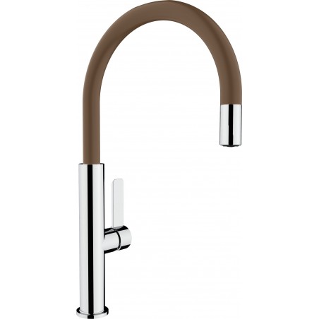 Kuchyňská baterie Teka FOT 995 LB Chrom/London Brick Brown Glass Kuchyňská baterie Teka FOT 995 LB Chrom/London Brick Brown Glass