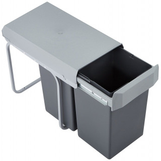 Odpadkový Koš Teka Double-Boy 30 DT, 2x 15 l - výprodej - poškozené víko - škrábanec - VÝPRODEJ