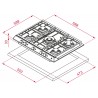 Plynová varná deska Teka EX 70.1 5G AI AL DR CI NTB X Nerez Plynová varná deska Teka EX 70.1 5G AI AL DR CI NTB X Nerez