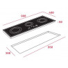 Indukční panel Teka IR 9330 HS Černé sklo - VÝPRODEJ Indukční panel Teka IR 9330 HS Černé sklo - VÝPRODEJ