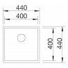 Kuchyňský dřez Teka Flexlinea RS15 40.40 M-XT 1B X Nerez PureClean Kuchyňský dřez Teka Flexlinea RS15 40.40 M-XT 1B X Nerez PureClean