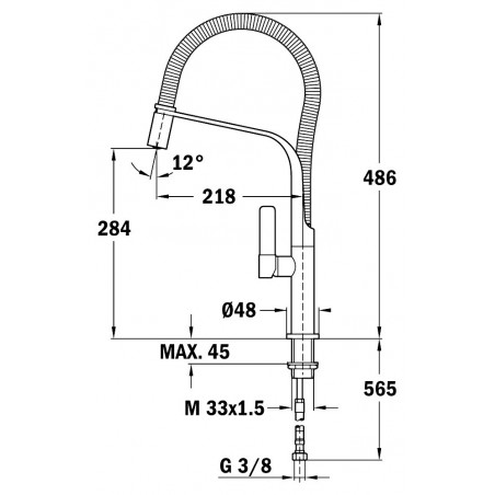 Kuchyňská baterie Teka FO 999 Chrom