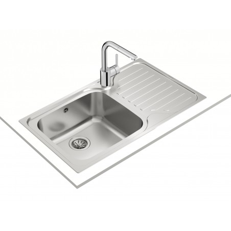 Kuchyňský dřez Teka Classic MAX 1B 1D X Nerez, levý