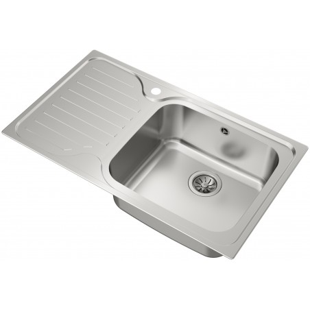 Kuchyňský dřez Teka Classic MAX 1B 1D X Nerez, pravý