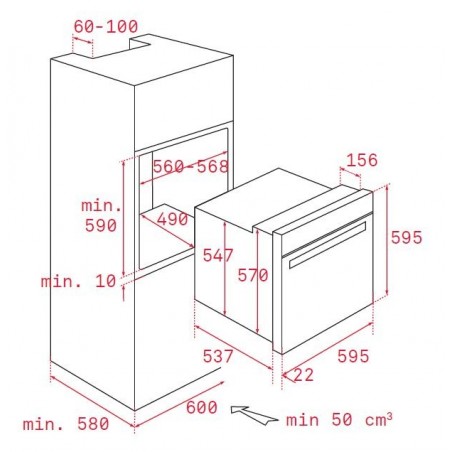 Multifunkční trouba Teka HLB 840 Bílá Multifunkční trouba Teka HLB 840 Bílá