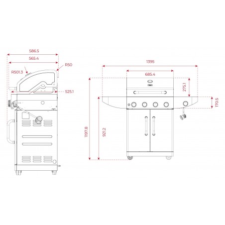 Plynový gril Teka T-BBQ 4100 G Plynový gril Teka T-BBQ 4100 G