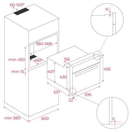 Kompaktní kombinovaná trouba Teka HLC 8440 C WH Bílé sklo Kompaktní kombinovaná trouba Teka HLC 8440 C WH Bílé sklo